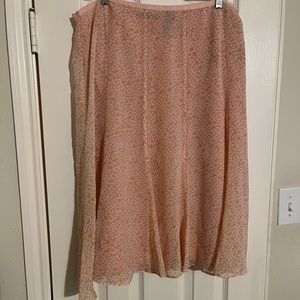 Liz Claiborne Blush Pink Midi Skirt